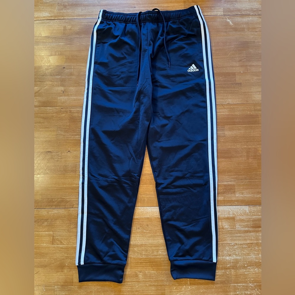 ADIDAS Essentials Navy Blue 3-Stripes Track Suit - Picture 7 of 11